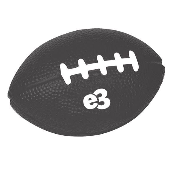 FootballShapeStressReliever4074-Black