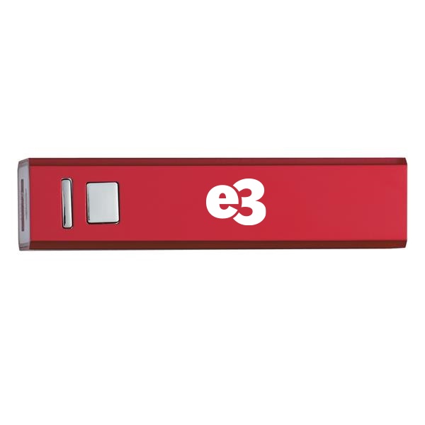 UL Listed 2200 mAh On-The-Go Portable Charger - 2625UL - Red