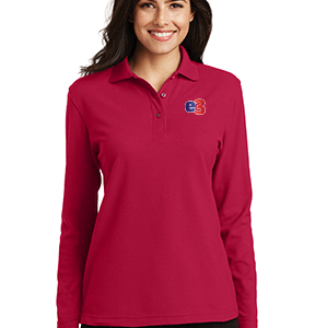 Port Authority® Ladies Silk Touch™ Long Sleeve Polo